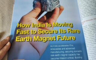 Suhasini Kirloskar Published in Efficient Manufacturing Magazine on India’s Rare Earth Magnet Strategy